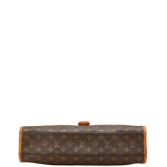 ルイ ヴィトン モノグラム ビバリー41 ハンドバッグ M51121 ブラウン PVC レザー レディース LOUIS VUITTON 【中古】