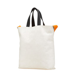 ステラマッカートニー トートバッグ ショルダーバッグ 2WAY ホワイト ブラック キャンバス レディース Stella McCartney 【中古】