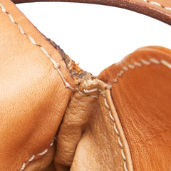 セリーヌ マカダム 斜め掛け ショルダーバッグ ブラウン PVC レザー レディース CELINE 【中古】