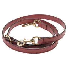 グッチ ショルダーストラップ ピンク レザー レディース GUCCI 【中古】