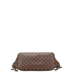 ルイ ヴィトン ダミエ ネヴァーフルMM トートバッグ ショルダーバッグ N51105 ブラウン PVC レザー レディース LOUIS VUITTON 【中古】