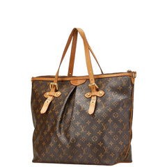 ルイ ヴィトン モノグラム パレルモGM トートバッグ ショルダーバッグ M40146 ブラウン PVC レザー レディース LOUIS VUITTON 【中古】