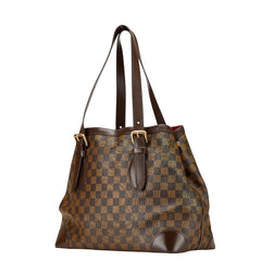 ルイ ヴィトン ダミエ ハムステッドMM ハンドバッグ トートバッグ N51204 ブラウン PVC レザー レディース LOUIS VUITTON 【中古】