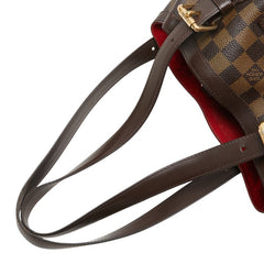 ルイ ヴィトン ダミエ ハムステッドMM ハンドバッグ トートバッグ N51204 ブラウン PVC レザー レディース LOUIS VUITTON 【中古】