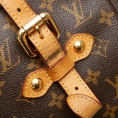 ルイ ヴィトン モノグラム パレルモGM トートバッグ ショルダーバッグ M40146 ブラウン PVC レザー レディース LOUIS VUITTON 【中古】