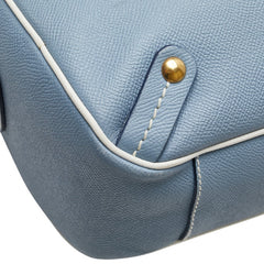 サルヴァトーレフェラガモ ハンドバッグ トートバッグ DH-21 7306 ライトブルー レザー レディース Salvatore Ferragamo 【中古】