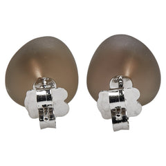 K18WG ホワイトゴールド クオーツ ダイヤ TOUS トウス テディベアー クマ 熊 モチーフ ピアス レディース 【中古】