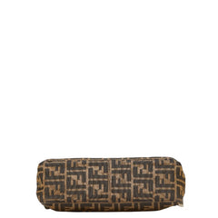 フェンディ ズッカ ワンショルダーバッグ 26566 ベージュ ブラウン キャンバス レザー レディース FENDI 【中古】