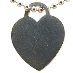 ティファニー リターン トゥ ティファニー ハートタグ ロングネックレス ボールチェーン SV925 シルバー レディース TIFFANY&Co. 【中古】