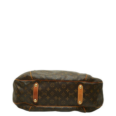 ルイ ヴィトン モノグラム ガリエラGM ワンショルダーバッグ ハンドバッグ M56381 ブラウン PVC レザー レディース LOUIS VUITTON 中古