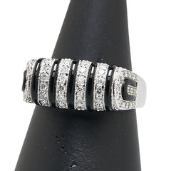 K18WG ホワイトゴールド ダイヤ0.42ct リング 指輪 レディース 11.5号 【中古】