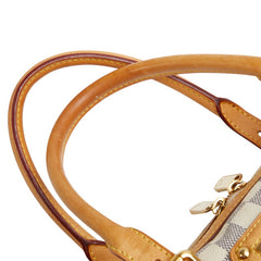 ルイ ヴィトン ダミエ アズール バークレー ハンドバッグ トートバッグ N52001 ホワイト PVC レザー レディース LOUIS VUITTON 【中古】