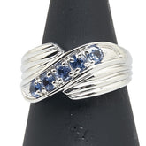 Pt900 プラチナ サファイア0.70ct リング 指輪 レディース 11.5号 【中古】