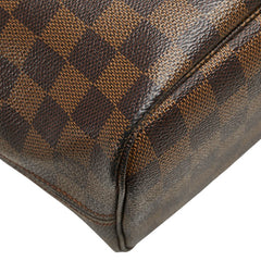 ルイ ヴィトン ダミエ ネヴァーフルPM ハンドバッグ トートバッグ N51109 ブラウン PVC レザー レディース LOUIS VUITTON 【中古】