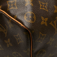 ルイ ヴィトン モノグラム キーポル50 ボストンバッグ トラベルバッグ M41426 ブラウン PVC レザー レディース LOUIS VUITTON 【中古】