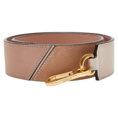 ロエベ ショルダーストラップ ピンク レザー スエード レディース LOEWE 【中古】