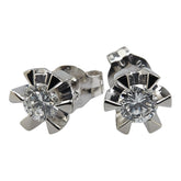 Pt850 プラチナ ダイヤ0.39ct スタッドピアス レディース 【中古】