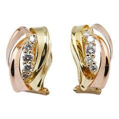 K18YG イエローゴールド ダイヤ0.30ct イヤリング レディース 【中古】