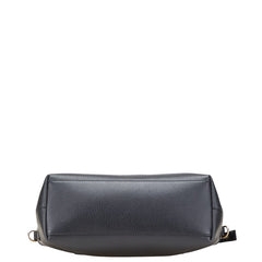 グッチ インターロッキングG ハンドバッグ 449659 ブラック レザー レディース GUCCI 【中古】