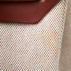 エルメス エールバッグ アドPM リュック バックパック ベージュ ブラウン トワルアッシュ レザー レディース HERMES 【中古】