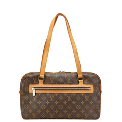 ルイ ヴィトン モノグラム シテGM ハンドバッグ ショルダーバッグ M51181 ブラウン PVC レザー レディース LOUIS VUITTON 【中古】