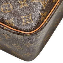 ルイ ヴィトン モノグラム シテGM ハンドバッグ ショルダーバッグ M51181 ブラウン PVC レザー レディース LOUIS VUITTON 【中古】