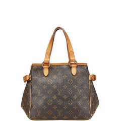 ルイ ヴィトン モノグラム バティニョール ハンドバッグ トートバッグ M51156 ブラウン PVC レザー レディース LOUIS VUITTON 【中古】