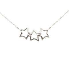 ティファニー トリプルスター ネックレス SV925 シルバー レディース TIFFANY&Co. 【中古】