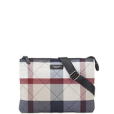 ブラックレーベル クレストブリッジ チェック 斜め掛け ショルダーバッグ マルチカラー ナイロン レザー レディース BLACK LABELCRESTBRIDGE 【中古】