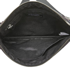 ブラックレーベル クレストブリッジ チェック 斜め掛け ショルダーバッグ マルチカラー ナイロン レザー レディース BLACK LABELCRESTBRIDGE 【中古】