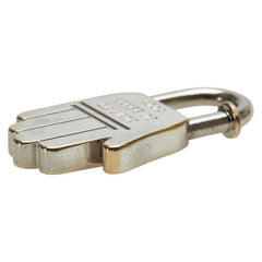 エルメス ANNEE DE LA MAIN 2002 ハンド モチーフ カデナ チャーム シルバー メタル レディース HERMES 【中古】