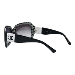 シャネル ココマーク サングラス 5146-A ブラック プラスチック レディース CHANEL 【中古】