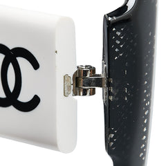 シャネル ココマーク サングラス 5146-A ブラック プラスチック レディース CHANEL 【中古】
