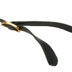 グッチ GGスプリーム シェリーライン 斜め掛け ショルダーバッグ アイボリー ネイビー PVC レザー レディース GUCCI 【中古】