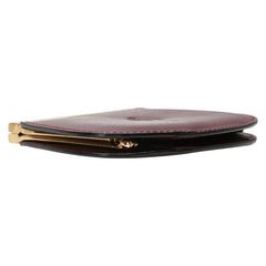 カルティエ マストライン コインケース 小銭入れ ワインレッド ボルドー レザー レディース CARTIER 【中古】