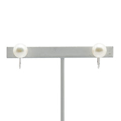 K14WG ホワイトゴールド アコヤパール7.6~7.7mm イヤリング レディース 【中古】