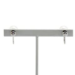 K14WG ホワイトゴールド アコヤパール7.6~7.7mm イヤリング レディース 【中古】