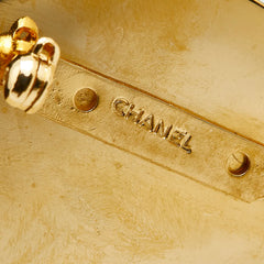 シャネル ココマーク 31 RUE CAMBON PARIS ラウンド ブローチ ゴールド ブラック メッキ レディース CHANEL 【中古】