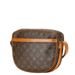 ルイ ヴィトン モノグラム ジュヌフィーユMM 斜め掛け ショルダーバッグ M51226 ブラウン PVC レザー レディース LOUIS VUITTON 【中古】