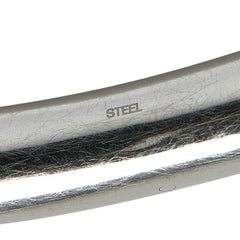 アルマーニ ブレスレット ブラック シルバー ステンレススチール ファイバー メンズ ARMANI 【中古】