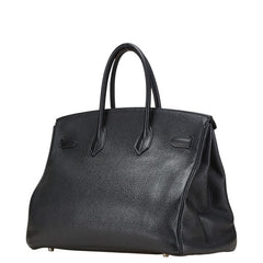 エルメス バーキン35 ハンドバッグ ブラック トゴ レディース HERMES 【中古】