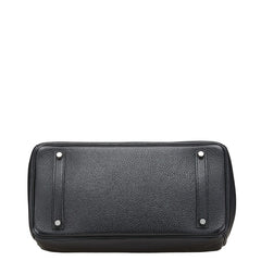 エルメス バーキン35 ハンドバッグ ブラック トゴ レディース HERMES 【中古】