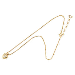 ディオール ハート ビジュー ネックレス ゴールド メッキ レディース Dior 【中古】