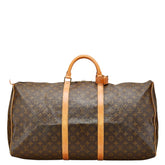 ルイ ヴィトン モノグラム キーポル バンドリエール 60 ボストンバッグ M41412 ブラウン PVC レザー レディース LOUIS VUITTON 【中古】