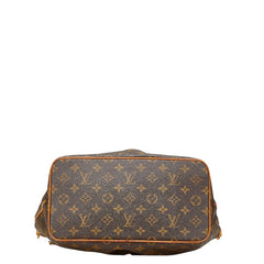 ルイ ヴィトン モノグラム パレルモPM ハンドバッグ トートバッグ M40145 ブラウン PVC レザー レディース LOUIS VUITTON 【中古】