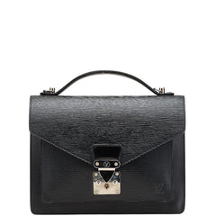 ルイ ヴィトン エピ モンソー ハンドバッグ M52122 ノワール ブラック レザー レディース LOUIS VUITTON 【中古】