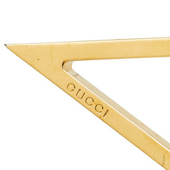 グッチ ひし形 モチーフ ピアス 片方のみ ゴールド メッキ レディース GUCCI 【中古】