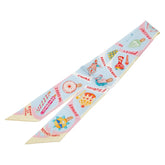 エルメス ツイリー FUNNY ICE CREAM ファニー アイスクリーム スカーフ マルチカラー シルク レディース HERMES 【中古】