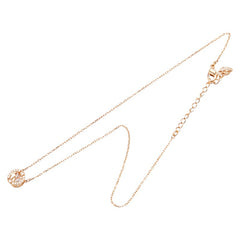 スワロフスキー スパークリング ダンス ラインストーン ネックレス ローズゴールド メッキ レディース SWAROVSKI 【中古】