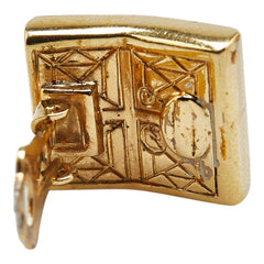 スワロフスキー イヤリング ゴールド パープル メッキ レディース SWAROVSKI 【中古】